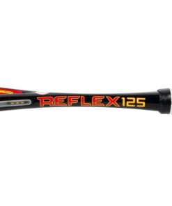 HARROW REFLEX 125 TAREK MOMEN SQUASH RACQUET BLACK/RED/YELLOW