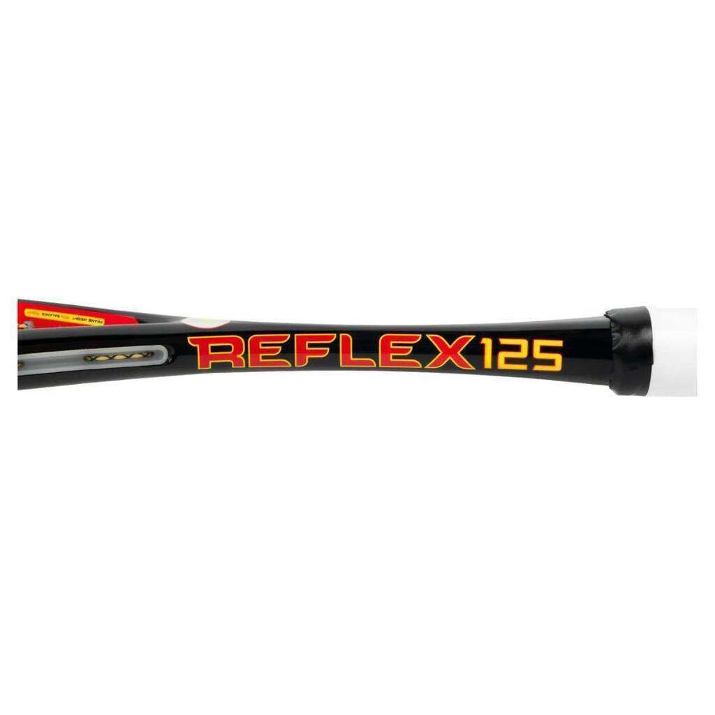 HARROW REFLEX 125 TAREK MOMEN SQUASH RACQUET BLACK/RED/YELLOW
